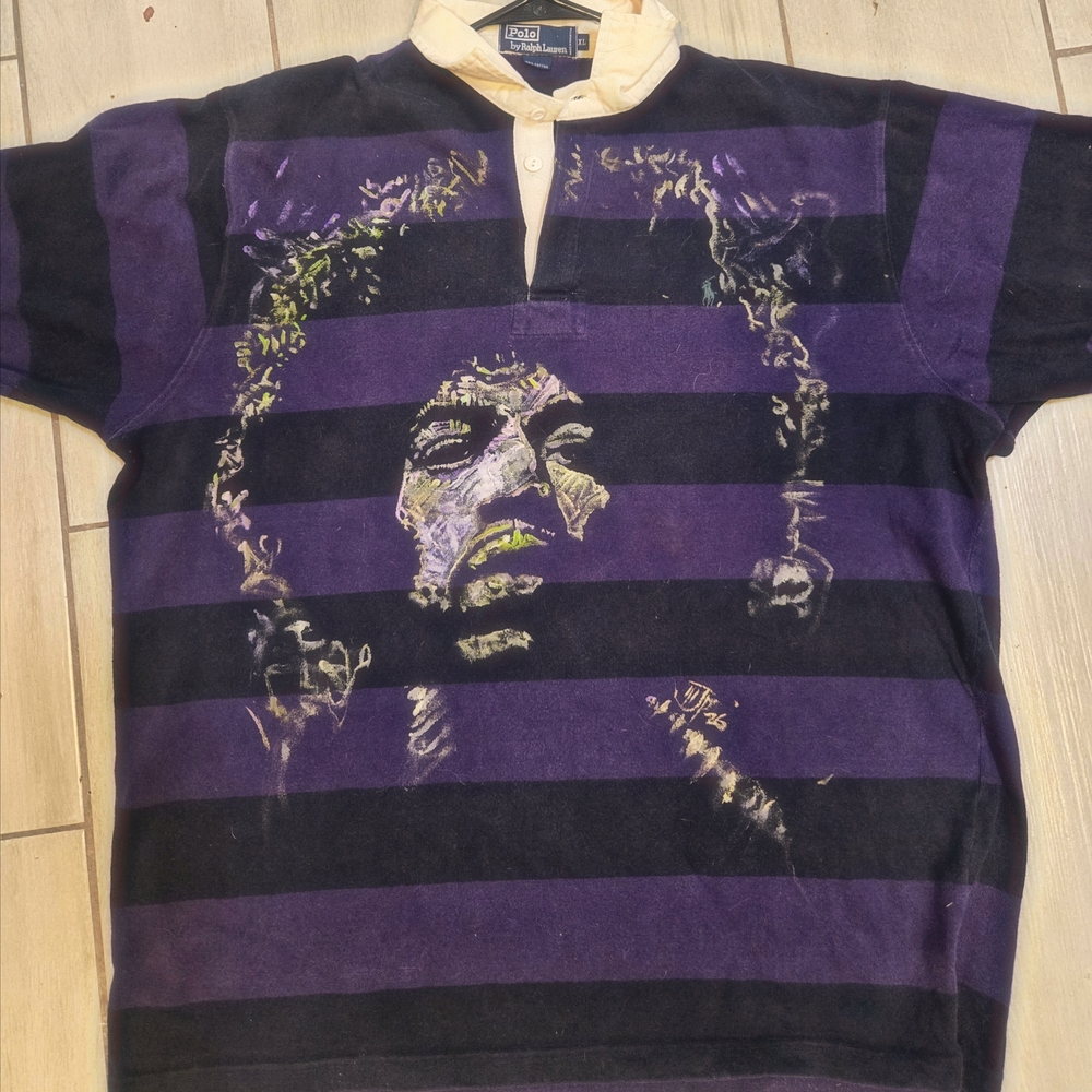Ralph Lauren x Jimi Hendrix custom Rugby by Matt Pecson